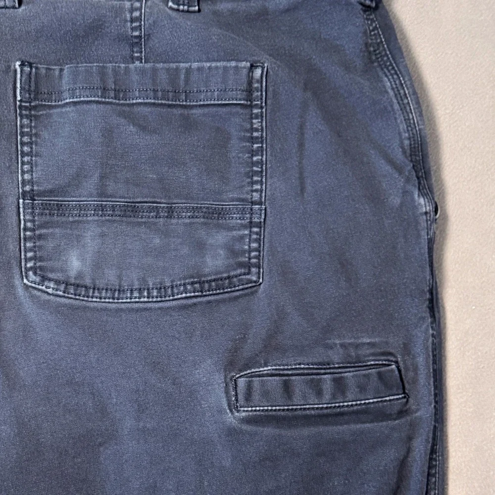 Duluth Trading Co Pants Mens 46x30* Blue Flex Fire Hose Relaxed Fit Work Utility
